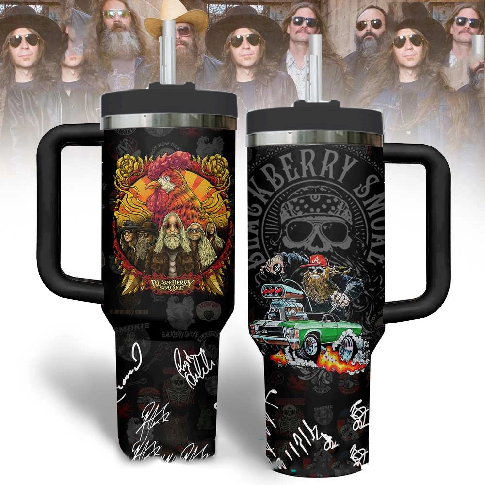 Blackberry Smoke Gift for Her, Him on Birthday Xmas 30oz or 40oz Tumbler LN