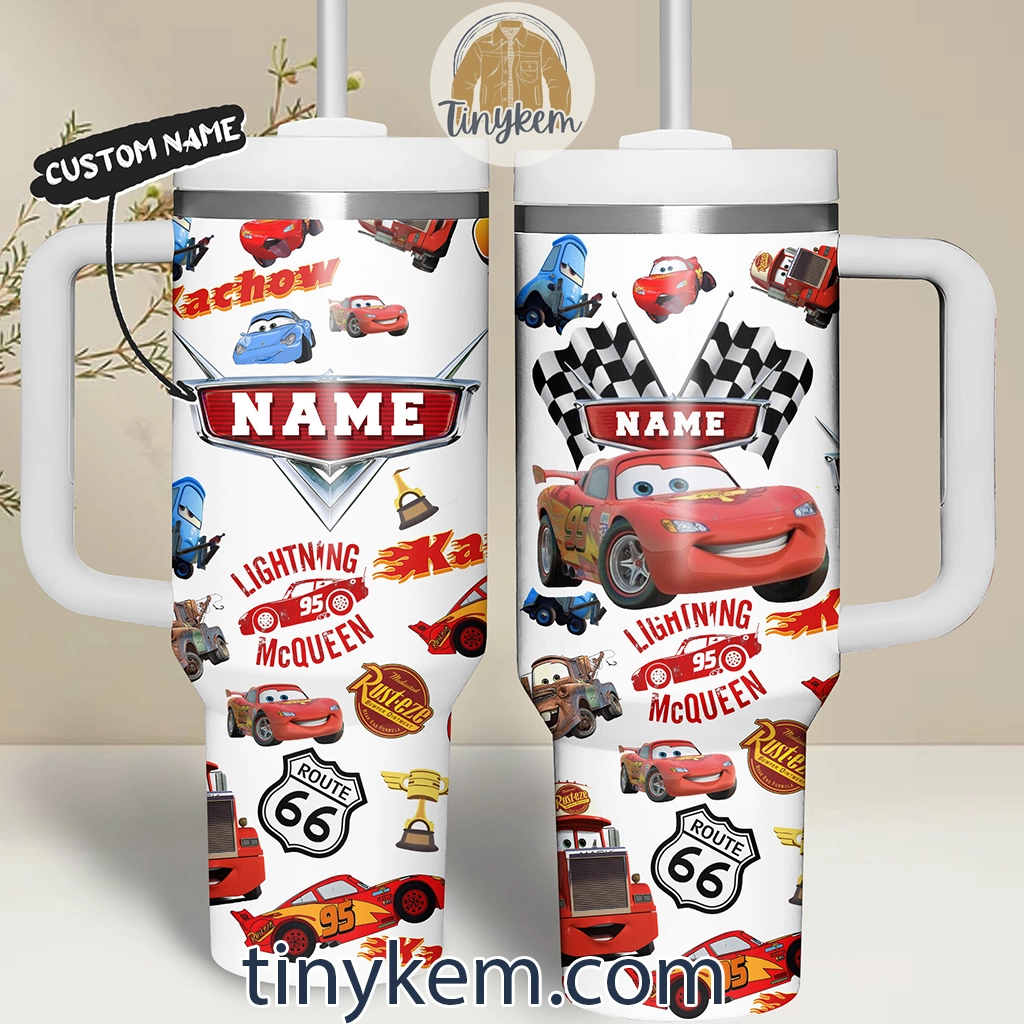 Cars Lightning Mcueen Customized 30oz or 40 Oz Tumbler HG