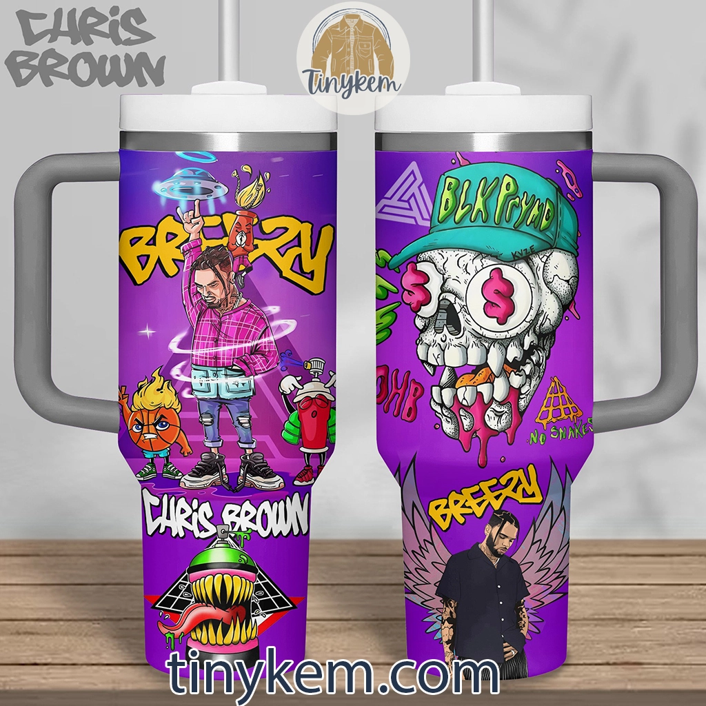 Chris Brown Breezy 30oz or 40 Oz Tumbler HG