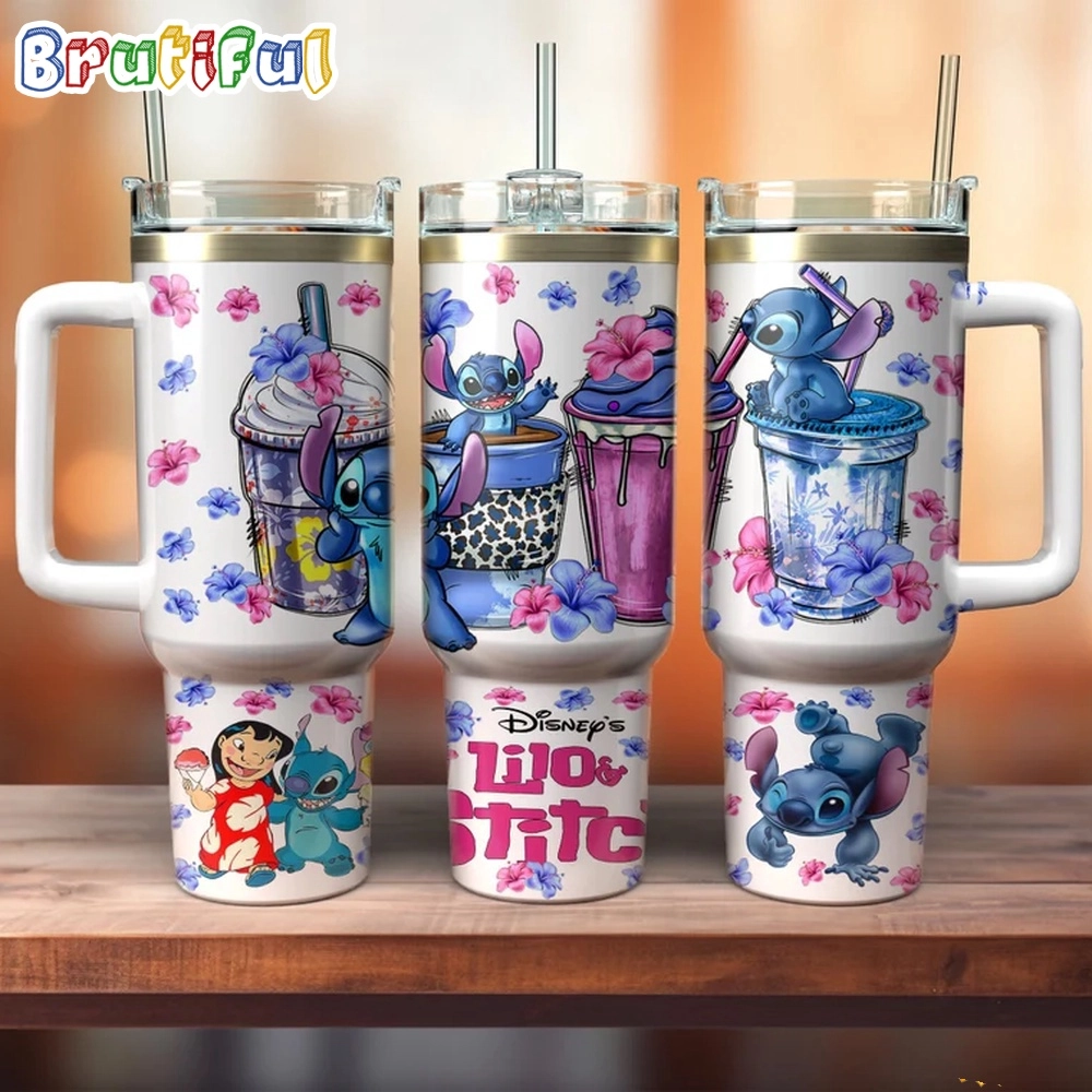 Disney Stitch Tumbler, Stitch 40oz Tumbler HG
