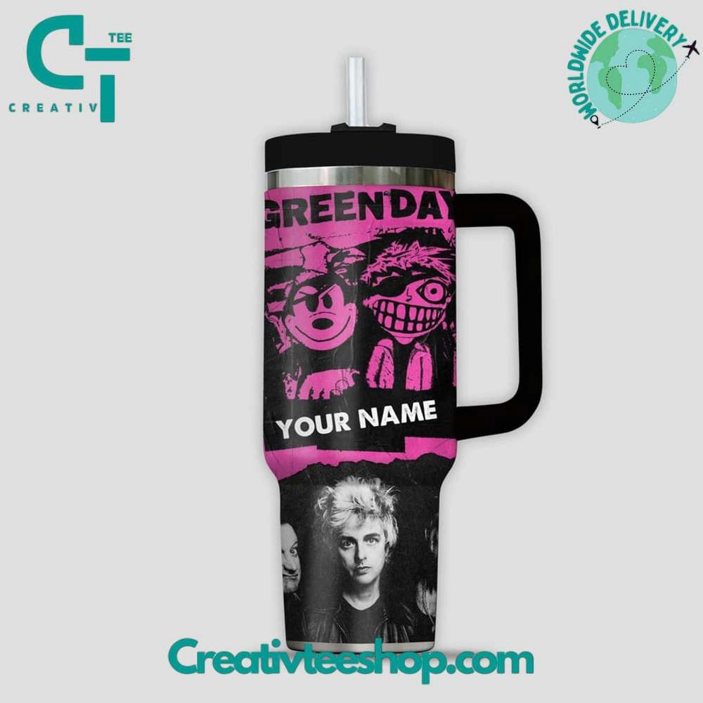 Green Day Gift for Her, Him on Birthday Xmas 30oz or 40oz Tumbler LN