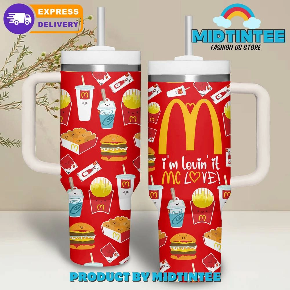 McDonald Im Lovin It Gift for her, him, Birthday Xmas Halloween Gift 30oz or 40oz Tumbler LN