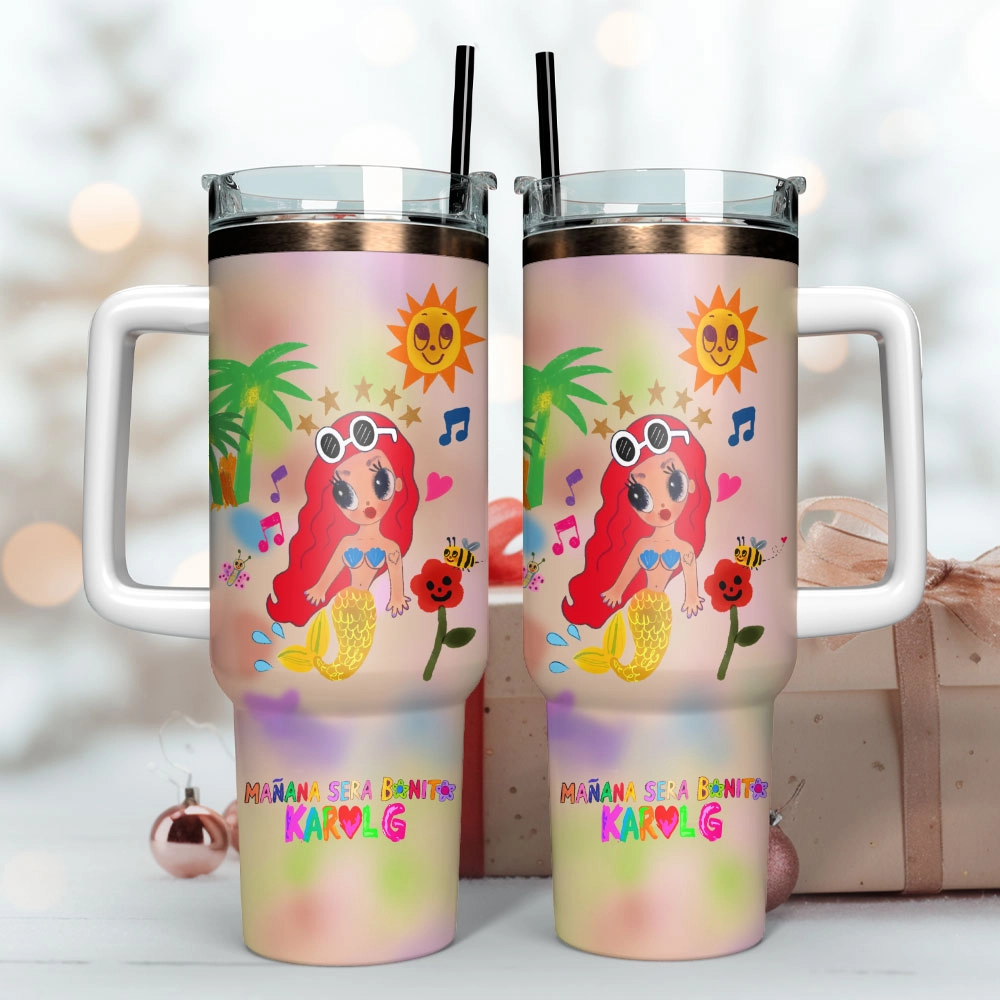 Colorful Butterfly Custom Quencher 30oz or 40oz Stainless Steel Tumbler With Handle, Best gifts for Friend Family NVA