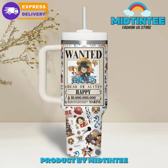 One Piece Wanted Customized Gift for her, him, Birthday Xmas Halloween Gift 30oz or 40oz Tumbler LN