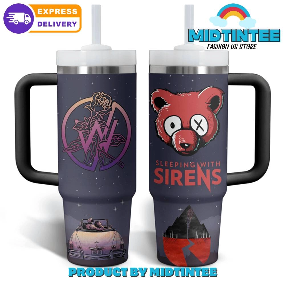 Sleeping With Sirens Rock Band Gift for her,him, Birthday Xmas Halloween Gift 30oz or 40oz Tumbler LN
