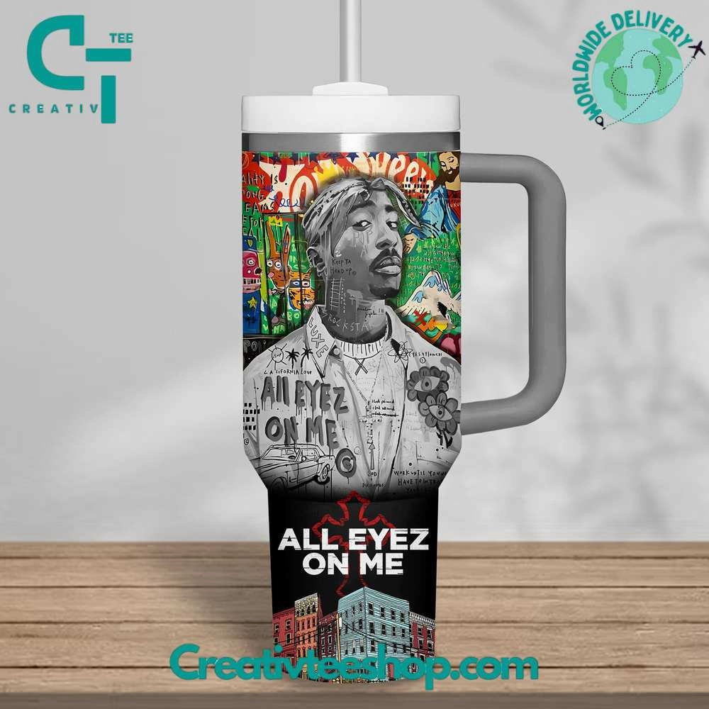 Tupac Shakur Poetic Justice Gift for Her, Him on Birthday Xmas 30oz or 40oz Tumbler LN