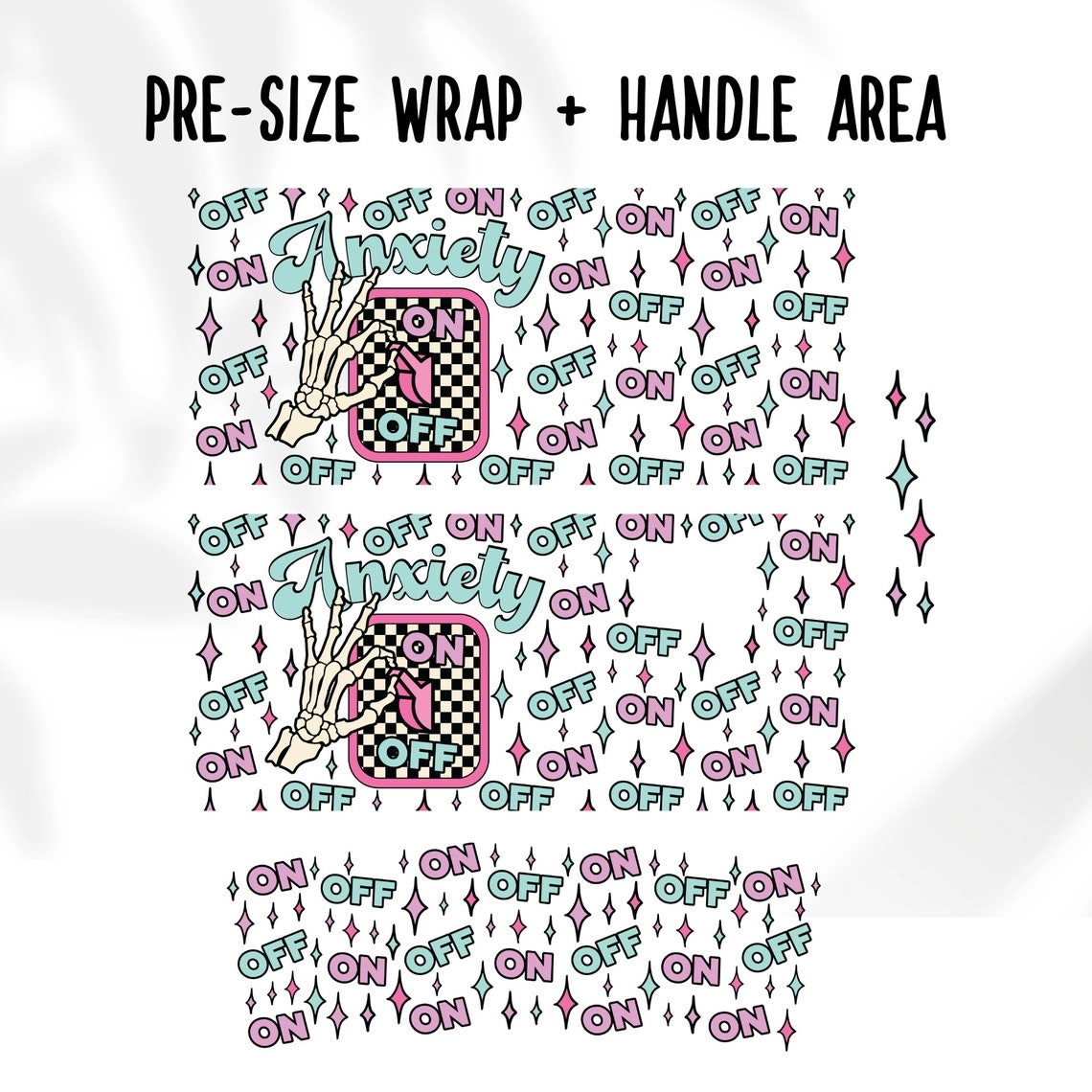 Retro Anxiety Overstimulated Mental Health 30oz or 40oz Quencher Tumbler Gift For Her Him Birthday Gift LN