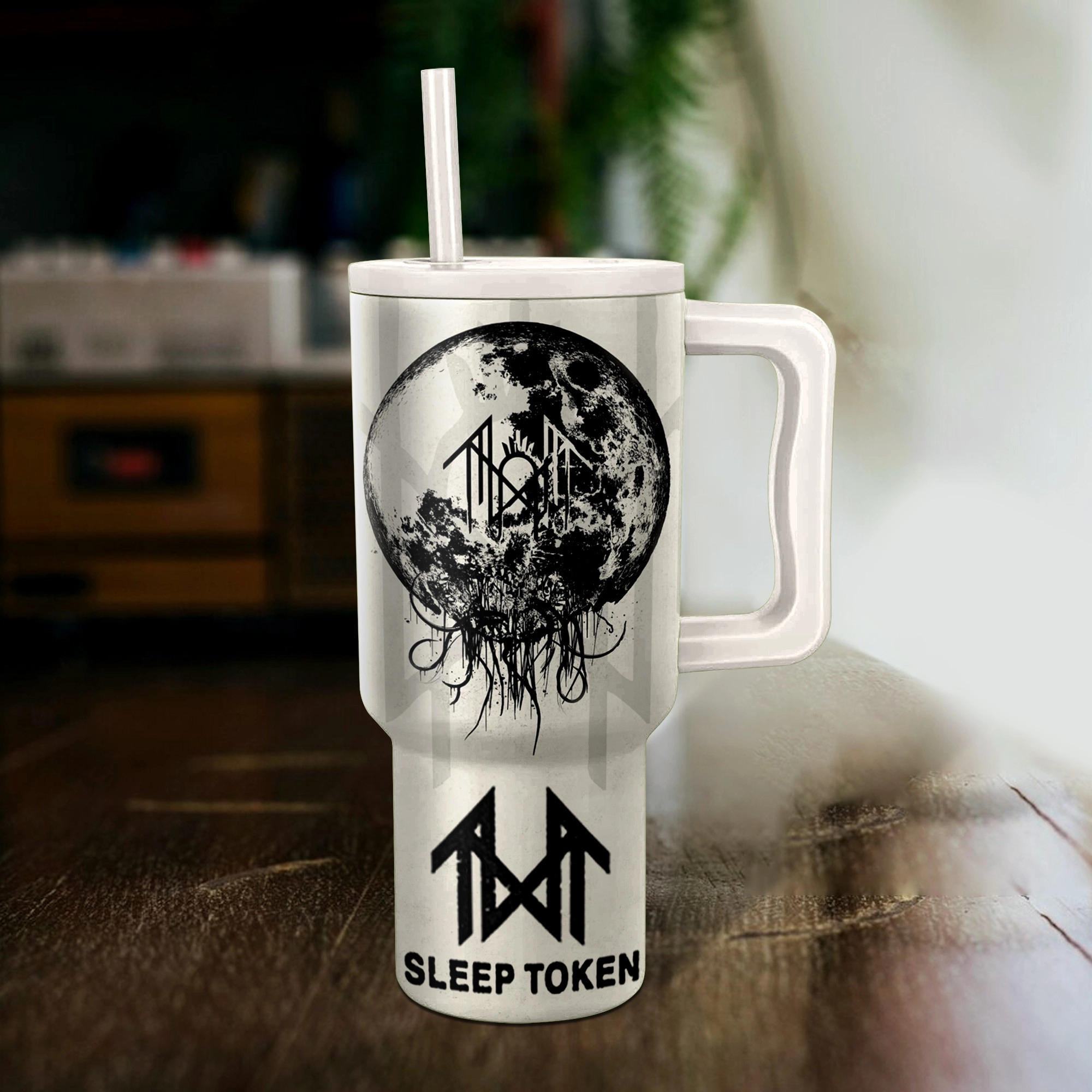 Slep Tken Band Music Custom Stanley Quencher 40oz Stainless Steel Tumbler HG With Handle