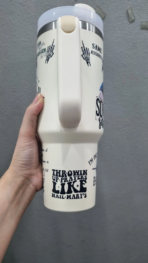 Jelly Roll The Beautifully Broken Tour 40oz 30oz or 40oz Stainless Steel Tumbler With Handle HG