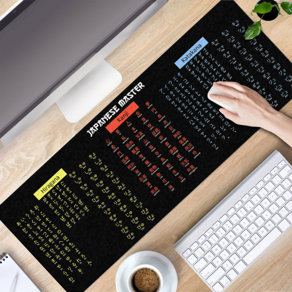 Japanese Master Mouse Mat, Japan Mousepad Newbie learning, Japan learner Gift TRG