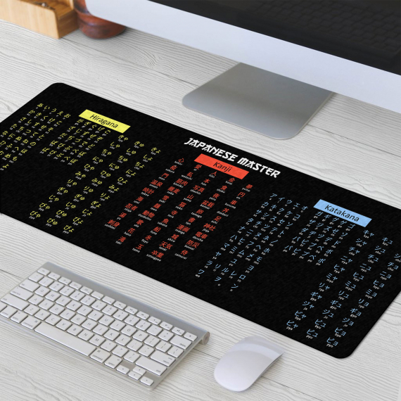 Japanese Master Mouse Mat, Japan Mousepad Newbie learning, Japan learner Gift TRG